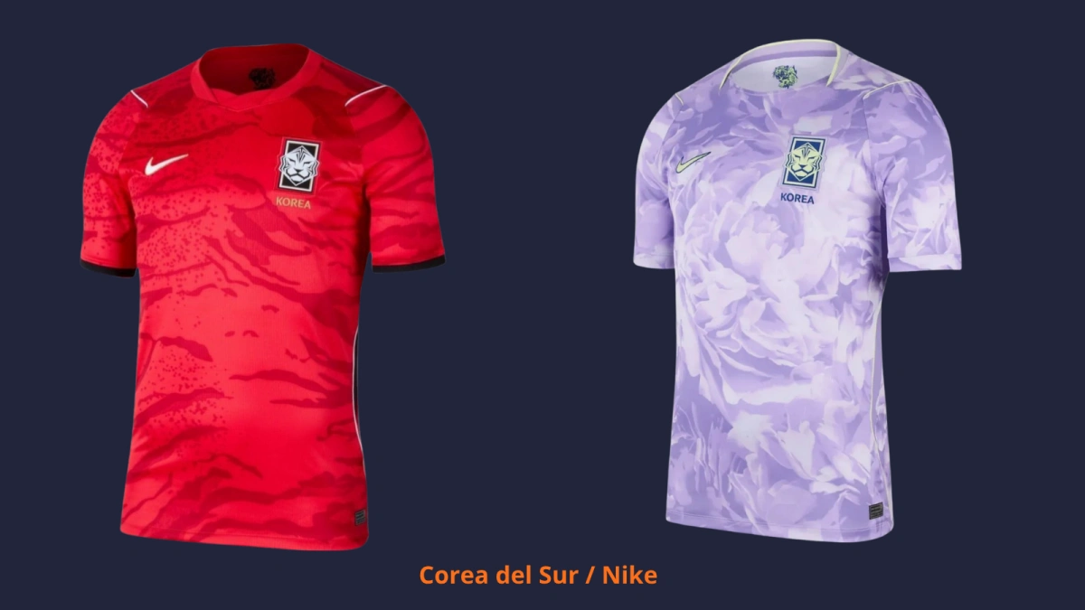 Equipaciones Corea del Sur. CDA