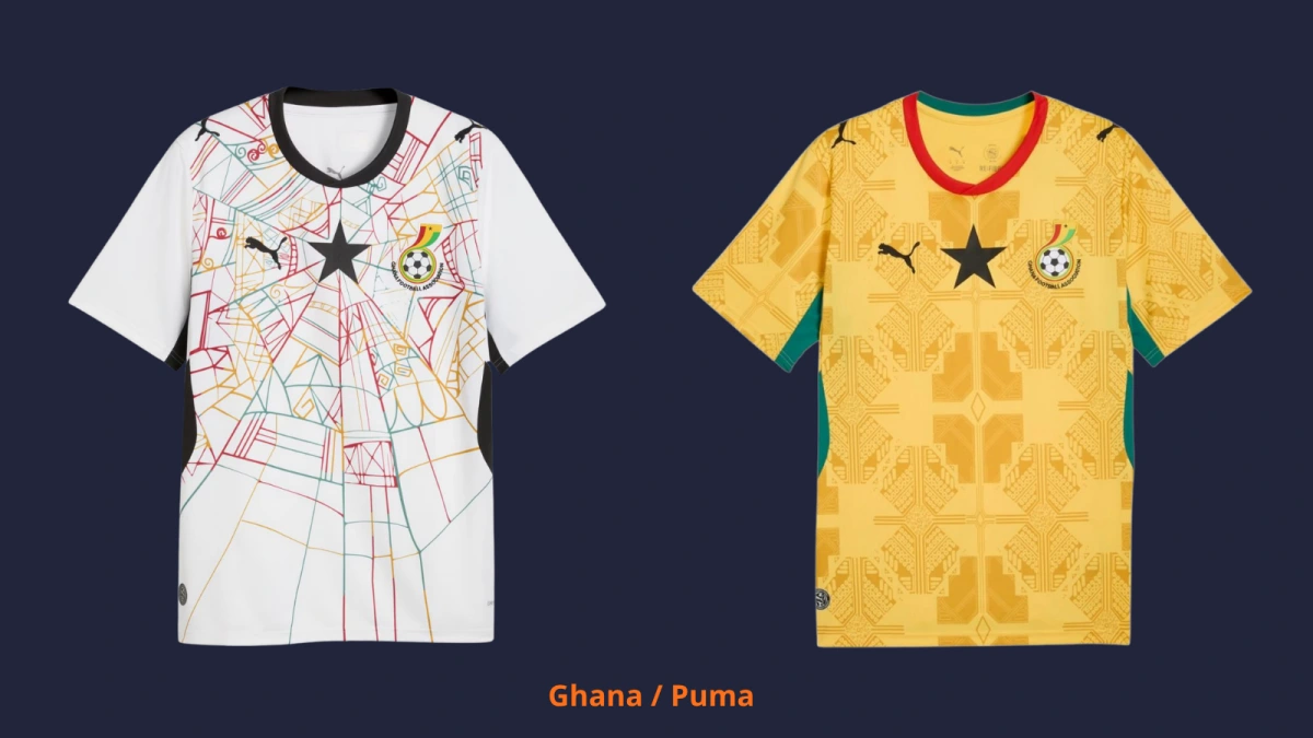 Equipaciones Ghana. CDA