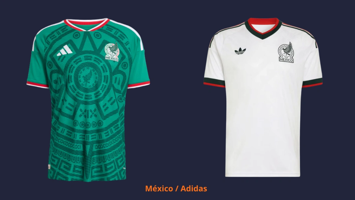 Equipaciones México. Adidas, ECI