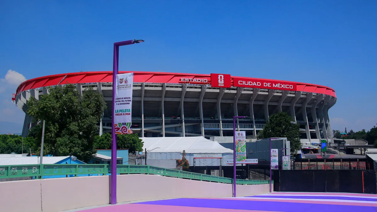 Estadio Ciudad de México horas antes de la apertura del Mundial 2026.