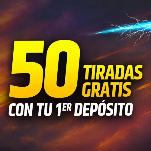 50 Tiradas gratis en Gates of Olympus Super Scatter por tu primer depósito