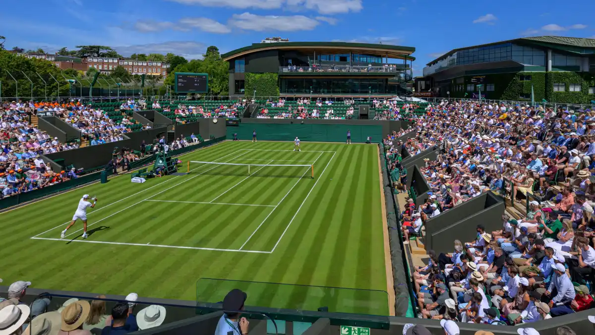Rafa Jódar en Wimbledon.