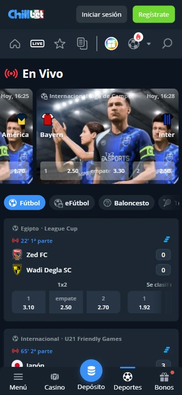 chillbet.mx apuestas live fútbol esports