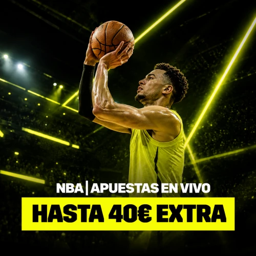 Gana hasta 40€ en Apuestas Gratis con tus apuestas en vivo de la NBA