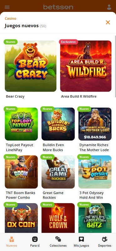 novedades casino betsson slots