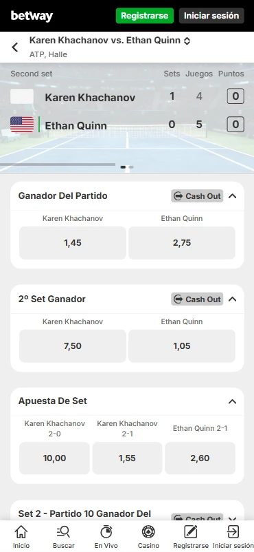 apuestas de tenis live betway chile apuestas en vivo