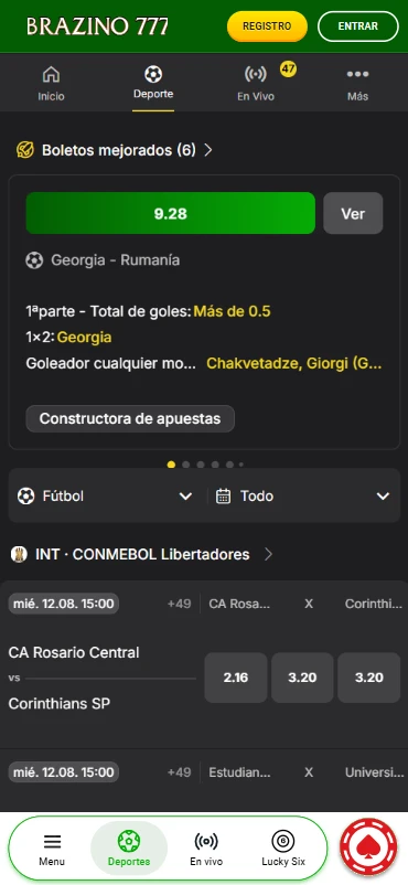 sitio de apuestas en linea brazino777.mx