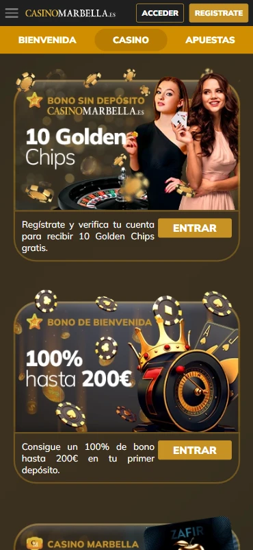 ofertas casino marbella bono bienvenida y fichas gratis
