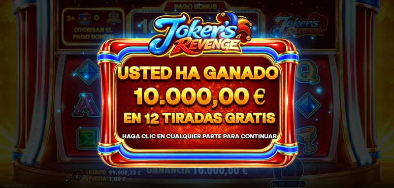 Max win de x10.000 tras conseguir 12 giros gratuitos.