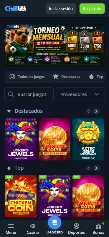 slots chillbet criptocasino en línea en méxico