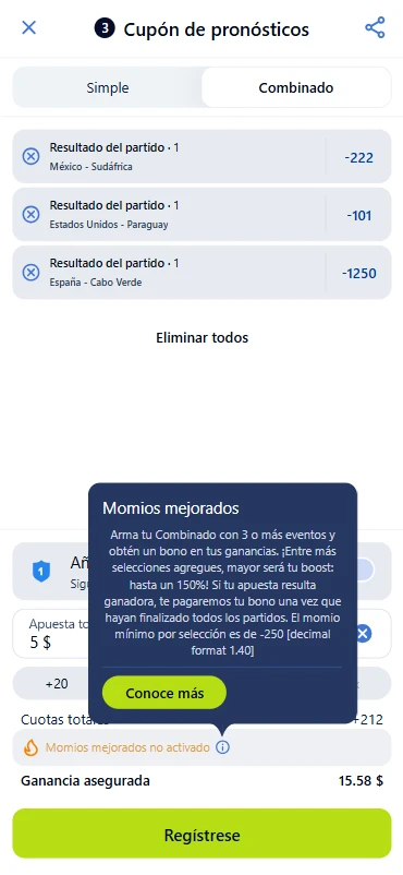 talón de apuesta jugabet apuesta triple