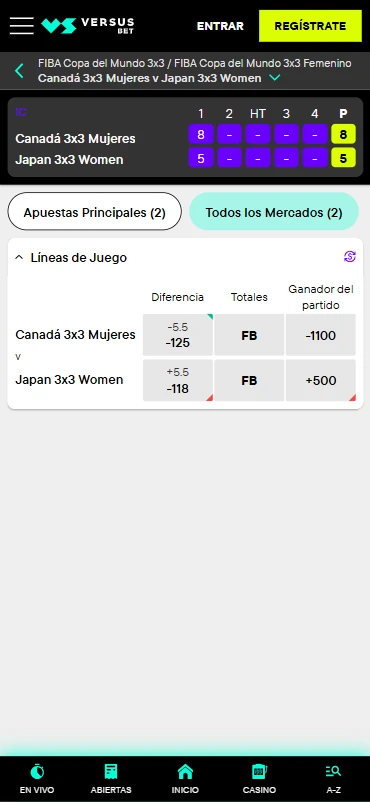 apuestas live versusbet mexico basquetbol 3x3