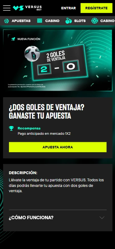 función ventaja 2 goles versusbet.mx apuestas fútbol