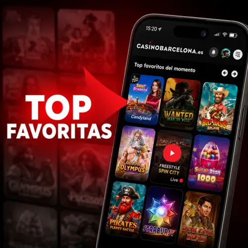 Consigue 20 tiradas gratis diarias con las Top Favoritas de Casino Barcelona