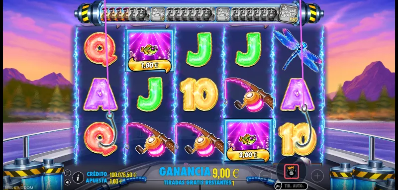 Función anzuelo en Big Bass Blast.