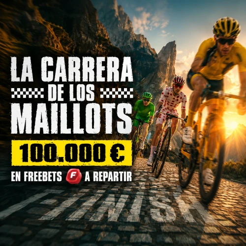 La Carrera de los Maillots: 100.000 € en Freebets durante el Tour de Francia 2026