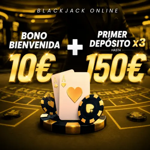 Bono de bienvenida Juegging: 10€ sin depósito + hasta 150€ para Blackjack