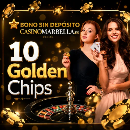 10 Golden Chips gratis para la Ruleta Exclusiva de Casino Marbella