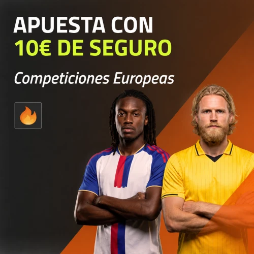 Apuesta segura en competiciones europeas: 10€ en freebets