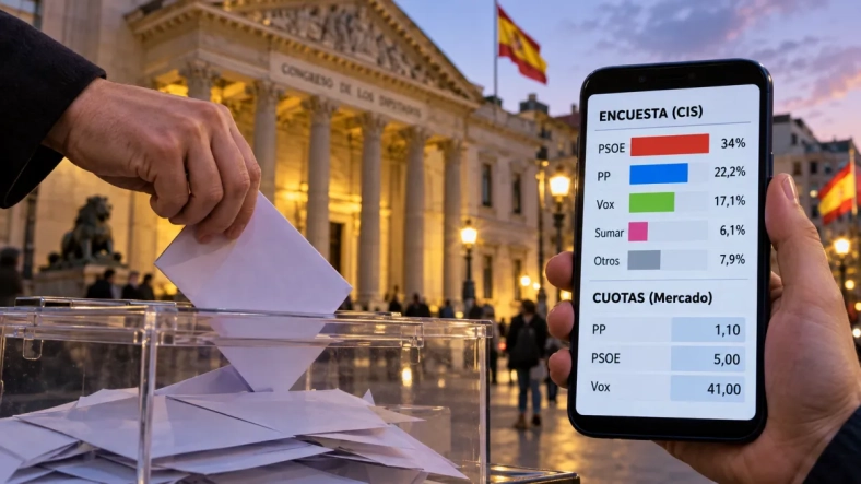 El CIS da ventaja al PSOE, pero las apuestas mantienen al PP como favorito para el 29N